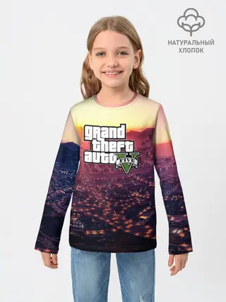 Детский лонгслив / Gta V Five
