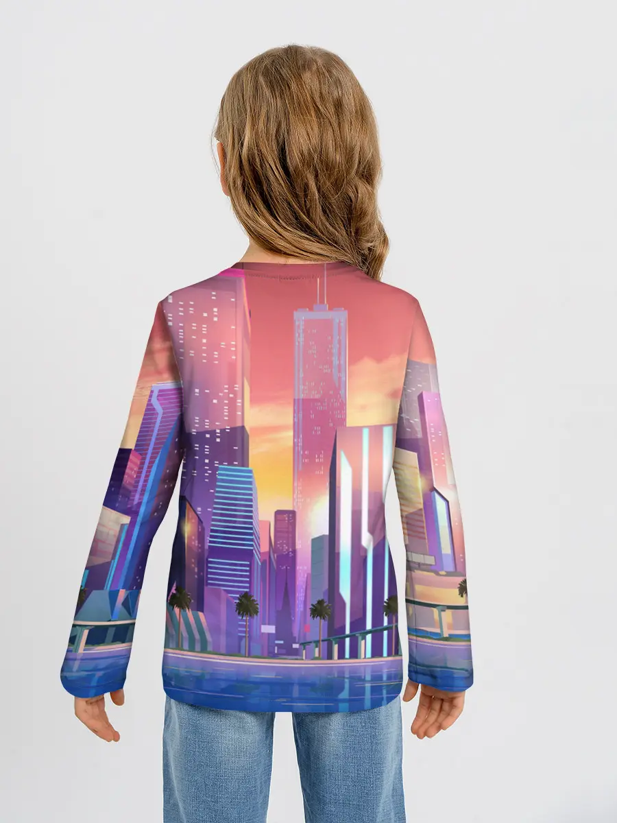 Детский лонгслив / Vice city