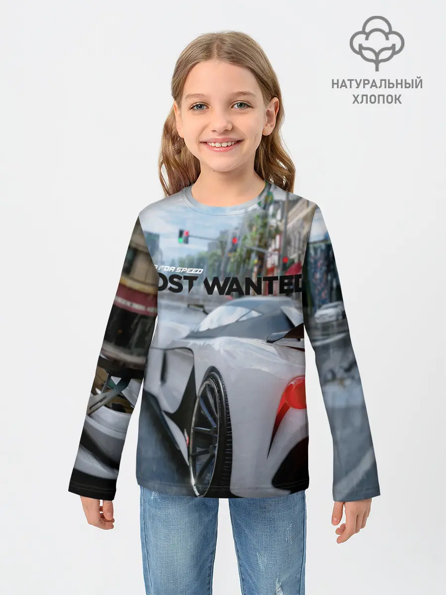 Детский лонгслив / NFS Most Wanted