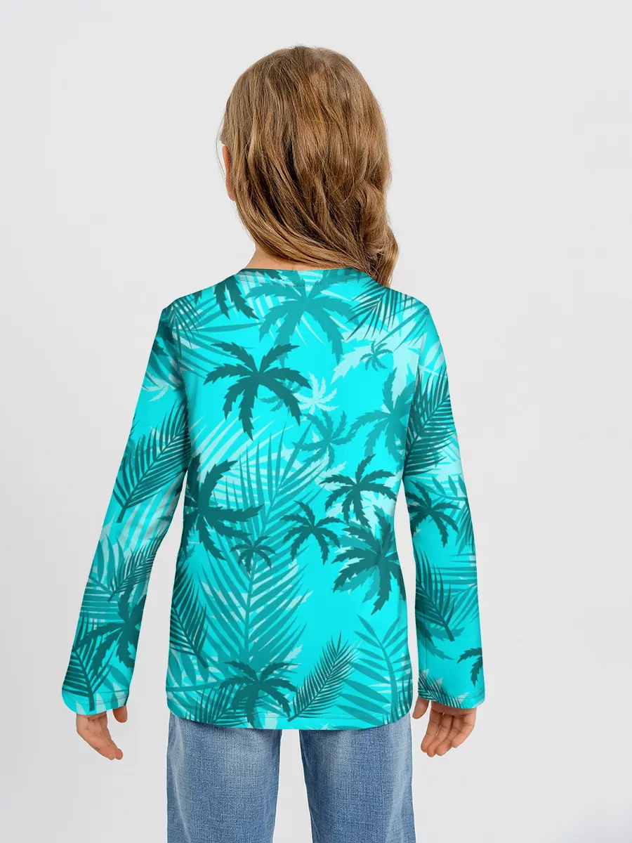 Детский лонгслив / НЕОНОВЫЕ ПАЛЬМЫ