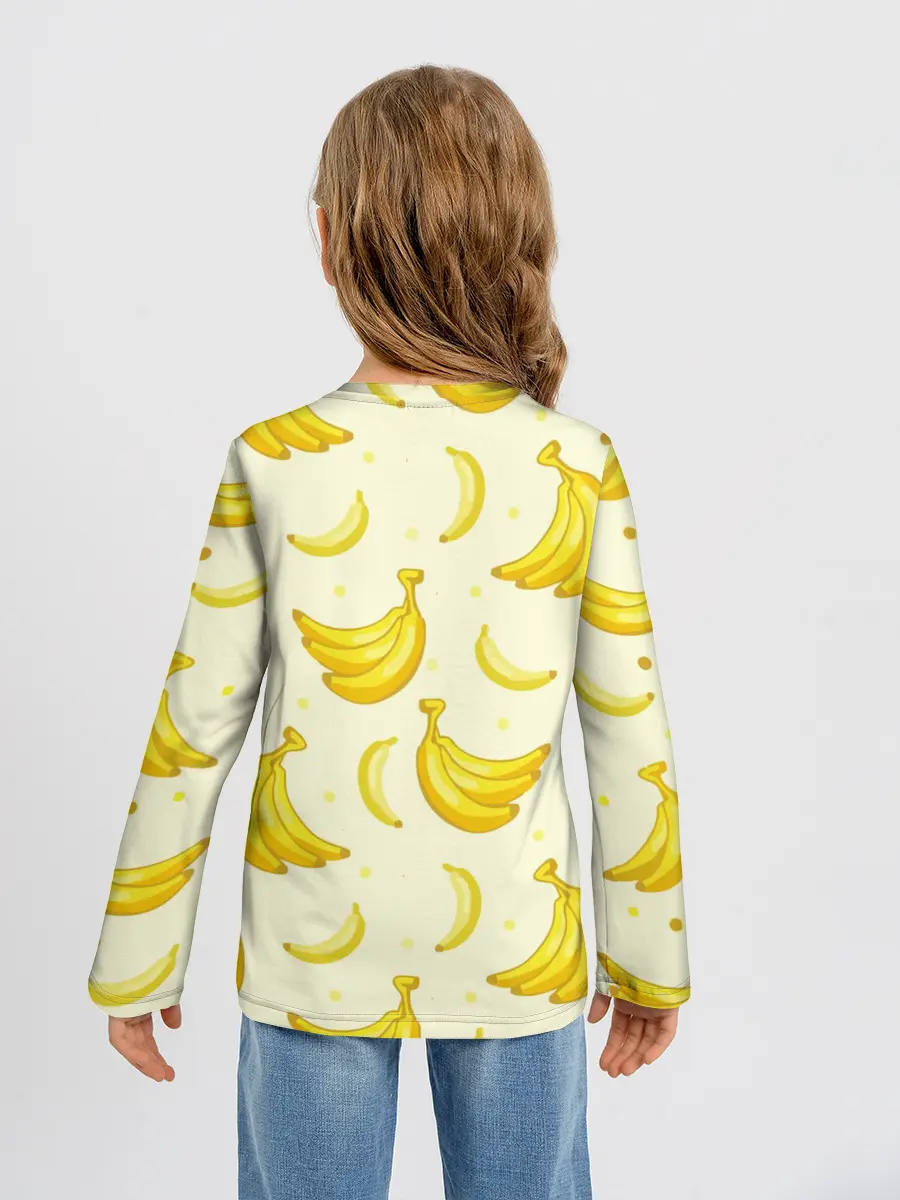 Детский лонгслив / Банана