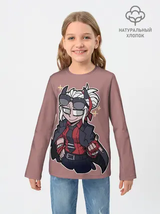 Детский лонгслив / Helltaker.
