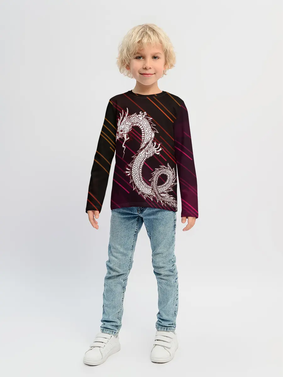 Детский лонгслив / Dragon | Дракон