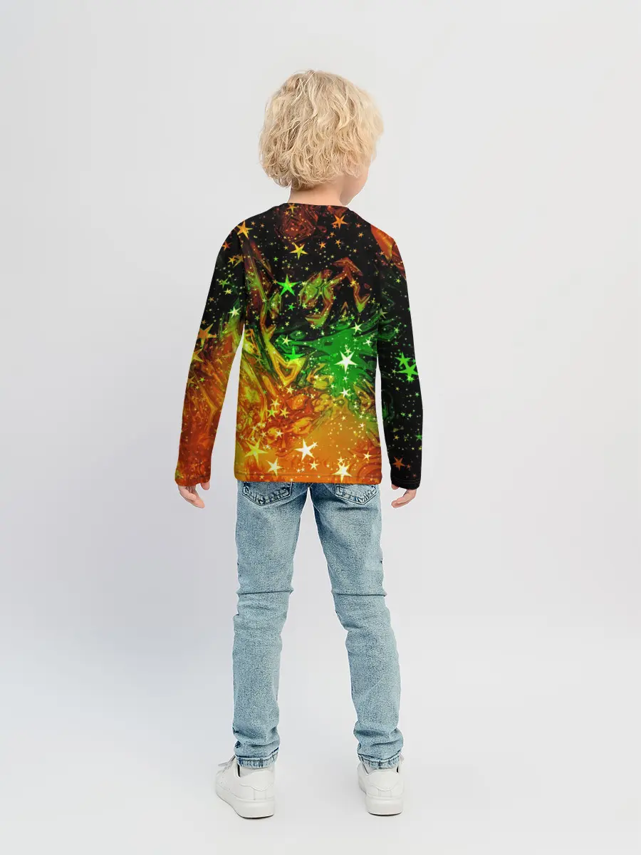 Детский лонгслив / Cosmo Octopus