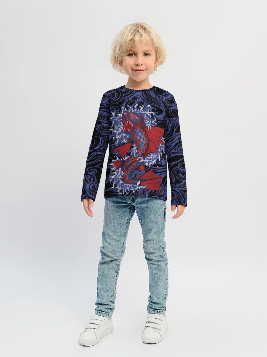 Детский лонгслив / Рыба | Fish