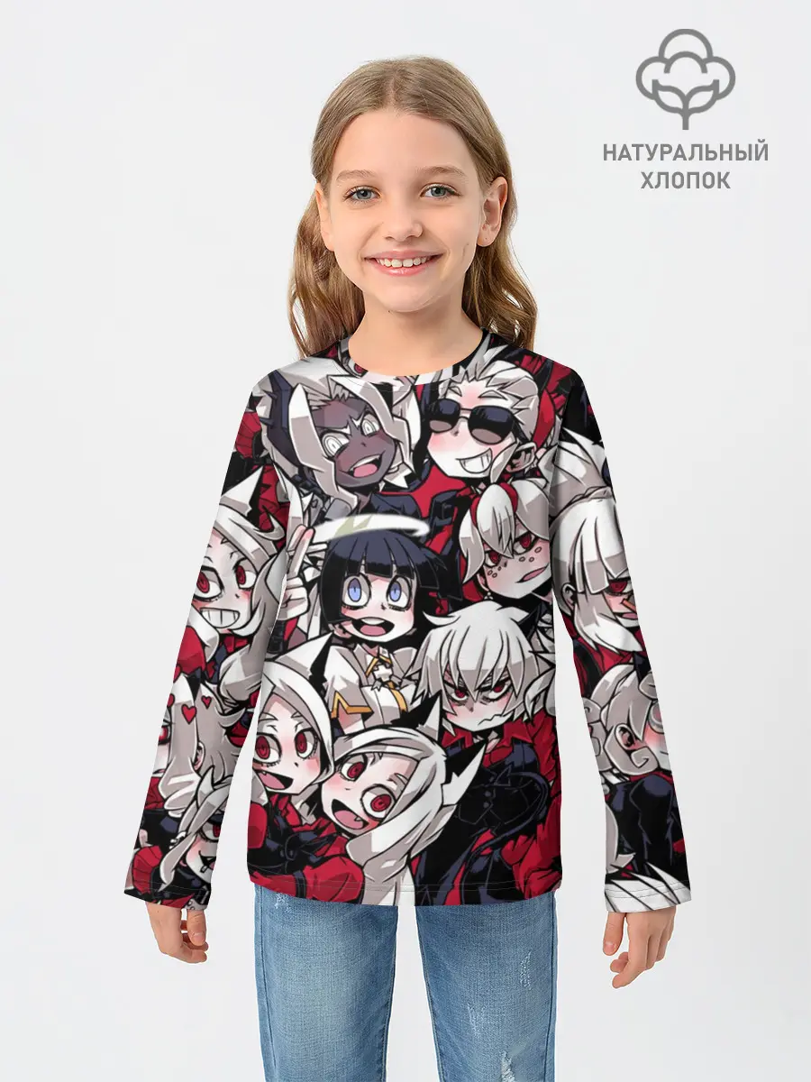 Детский лонгслив / Helltaker