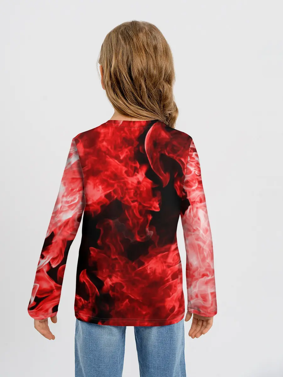 Детский лонгслив / BMW FIRE