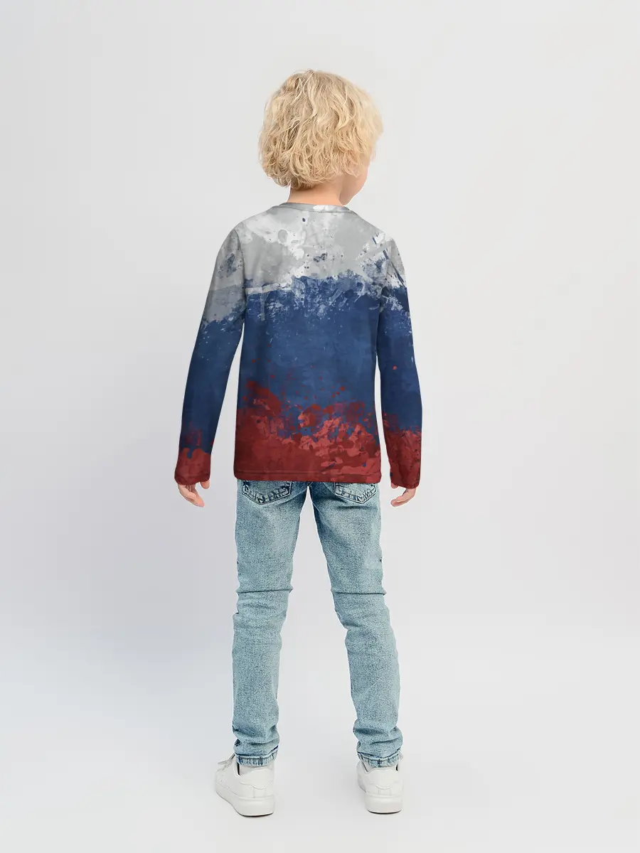Детский лонгслив / Russia my roots