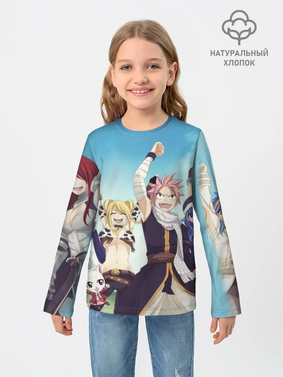 Детский лонгслив / Все песонажи Хвост Феи