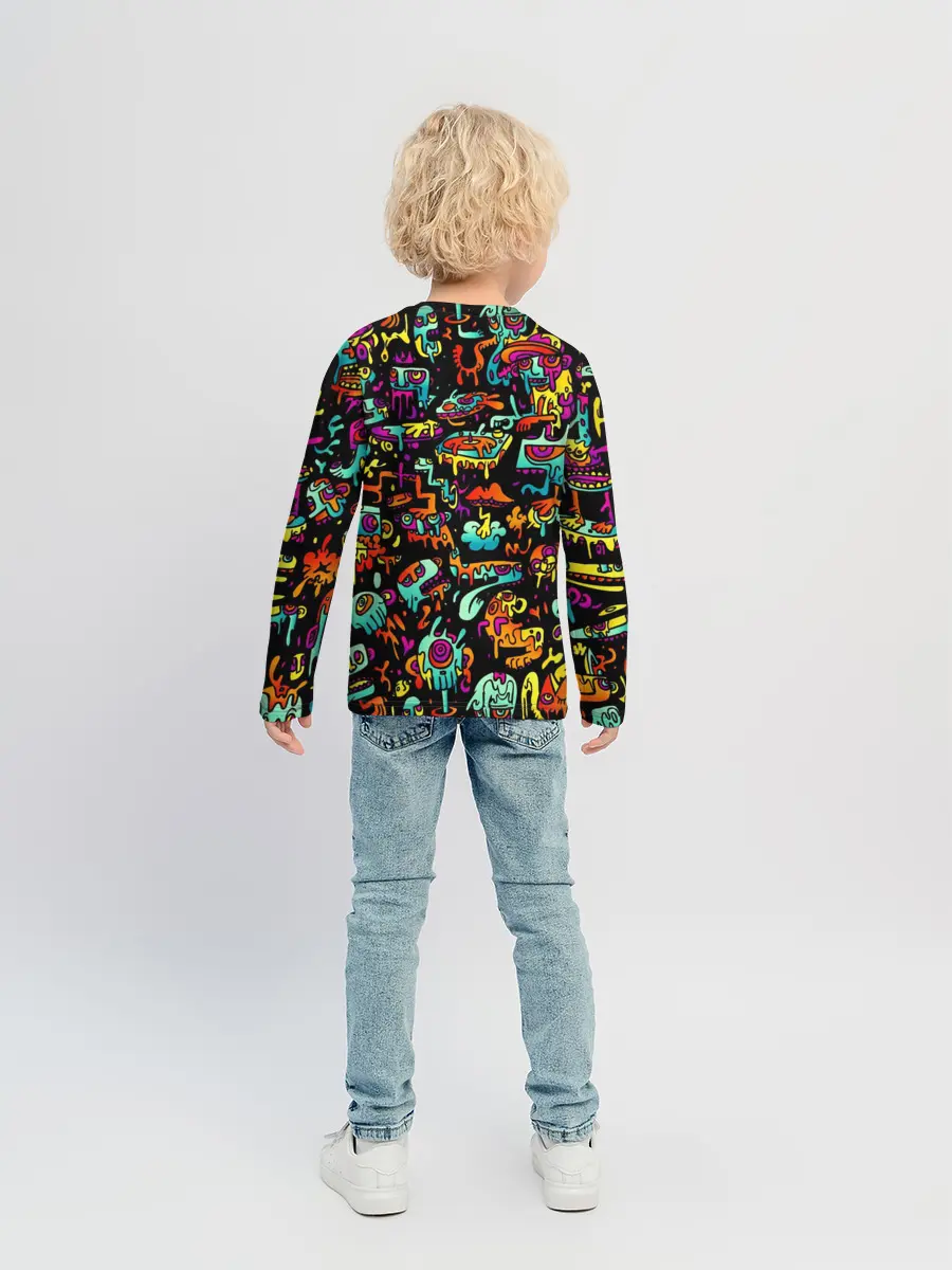 Детский лонгслив / Zombi Slime