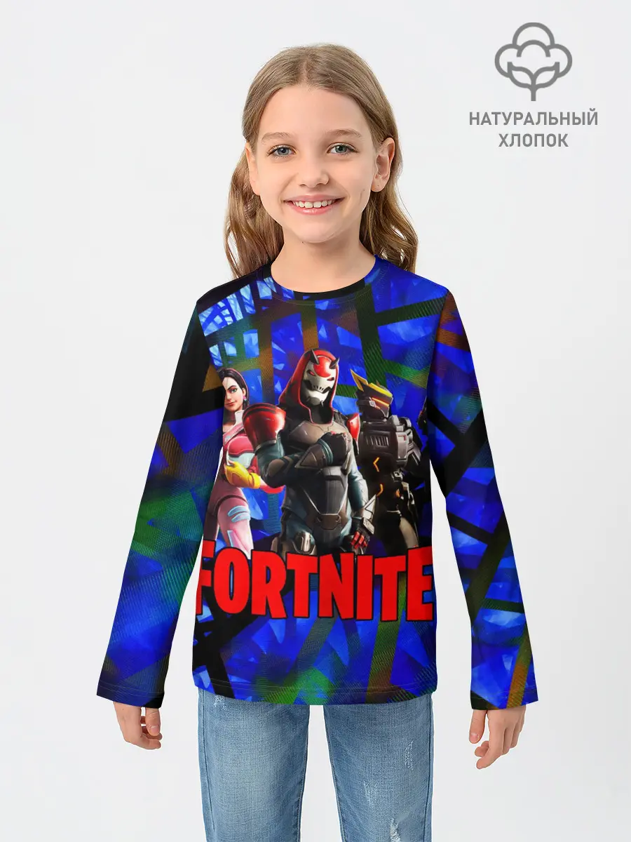 Детский лонгслив / Fortnite