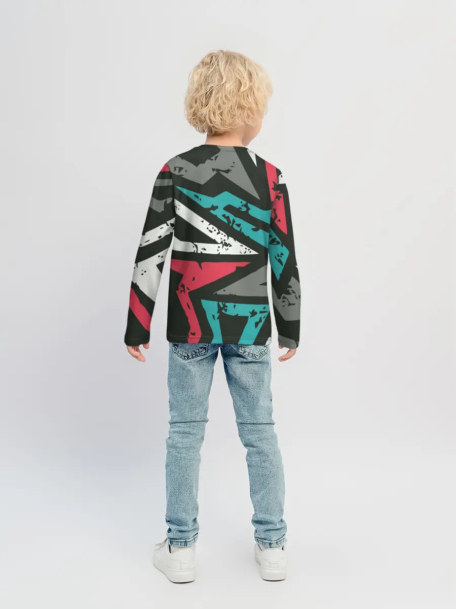 Детский лонгслив / Geometric Abstraction