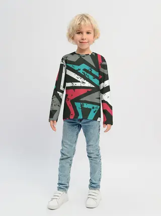 Детский лонгслив / Geometric Abstraction