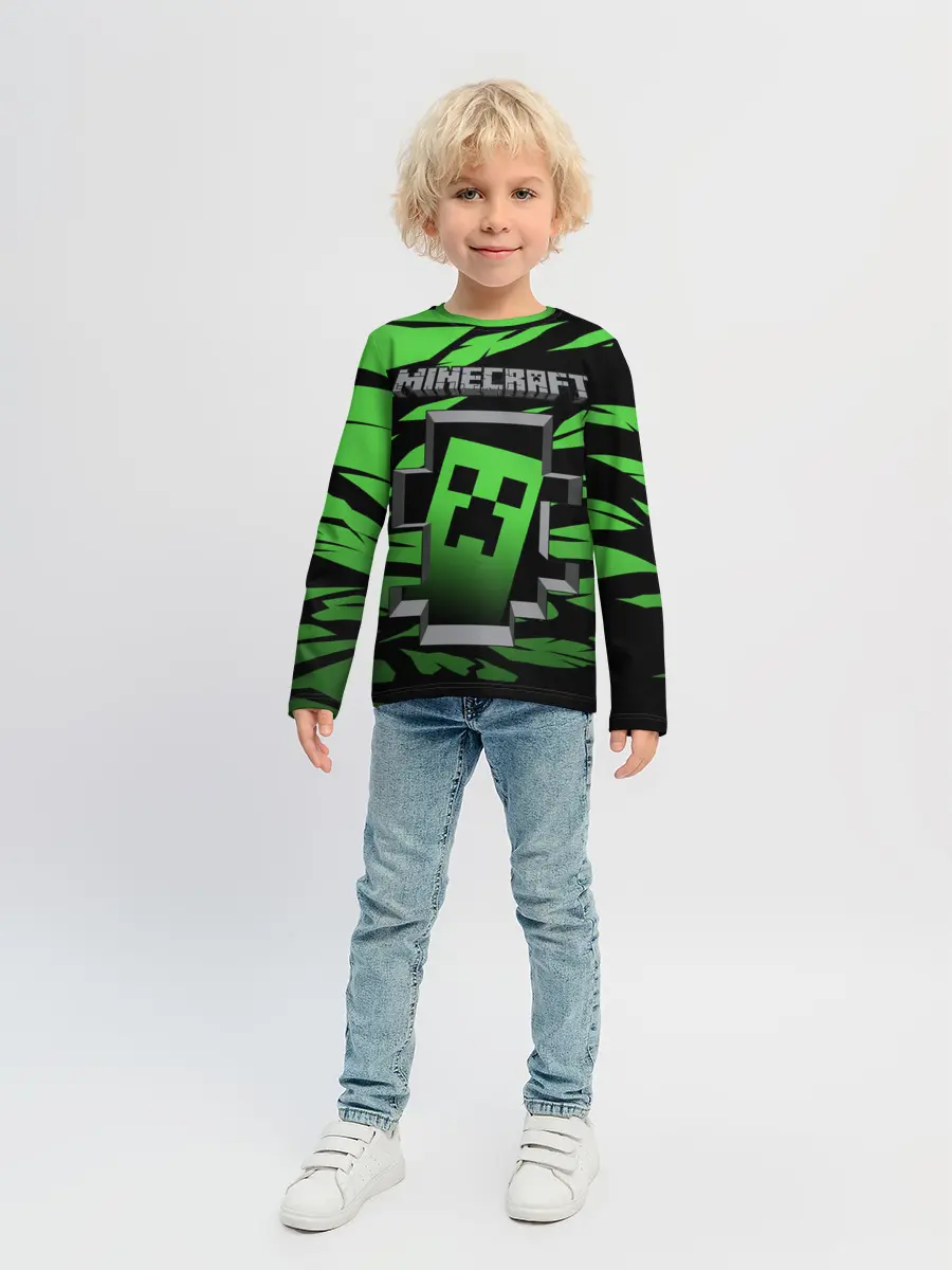 Детский лонгслив / Minecraft