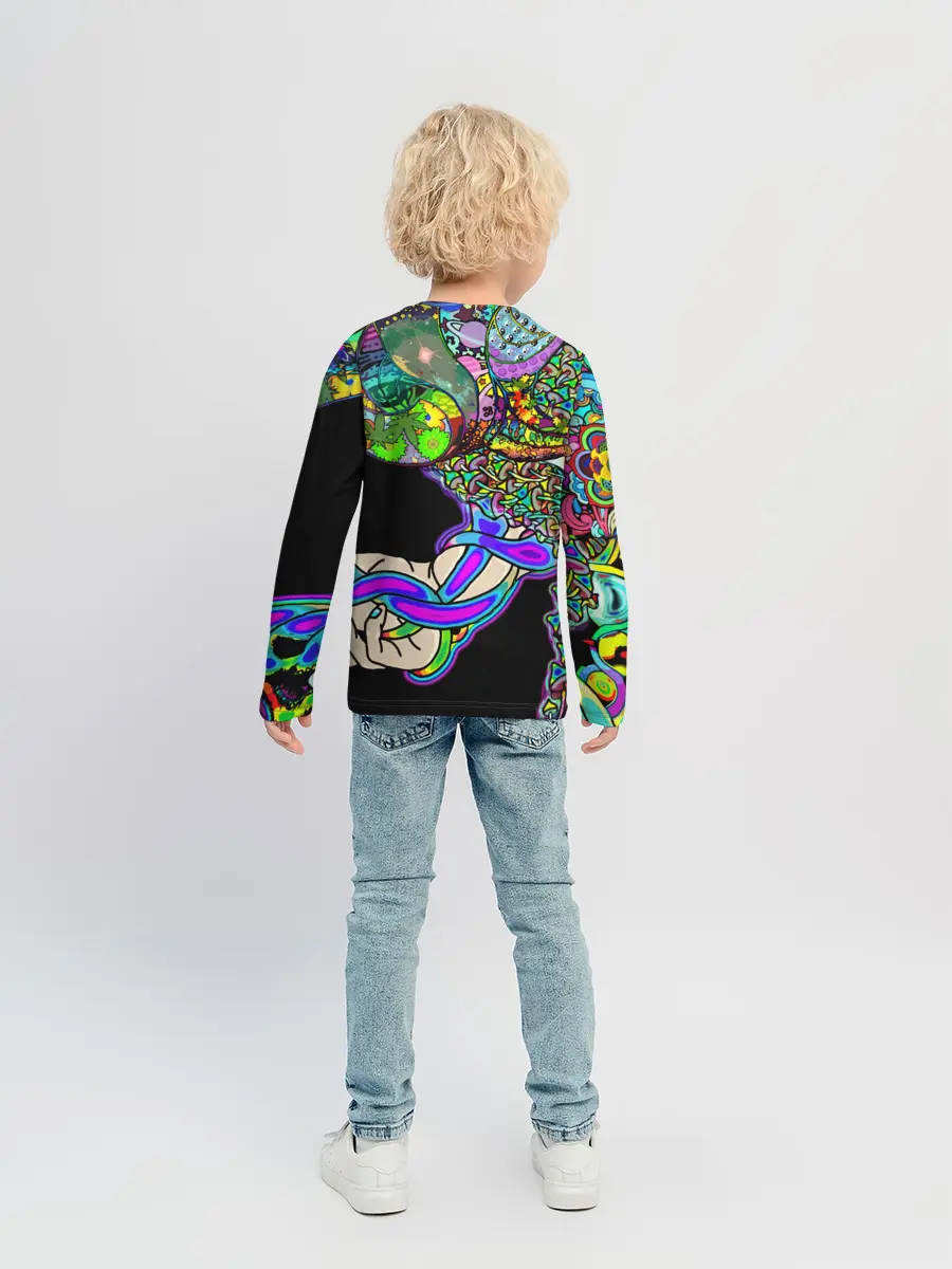 Детский лонгслив / ПСИХОДЕЛИКА NEW