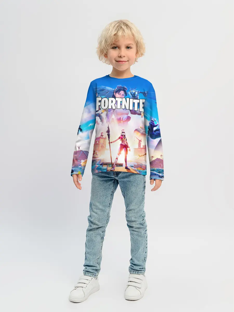 Детский лонгслив / ФОРТНАЙТ 3 СЕЗОН