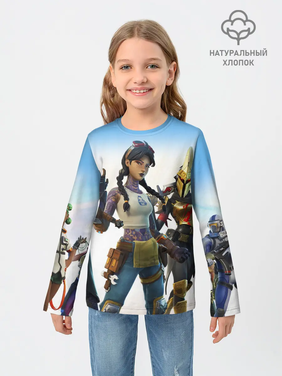 Детский лонгслив / ФОРТНАЙТ 3 СЕЗОН