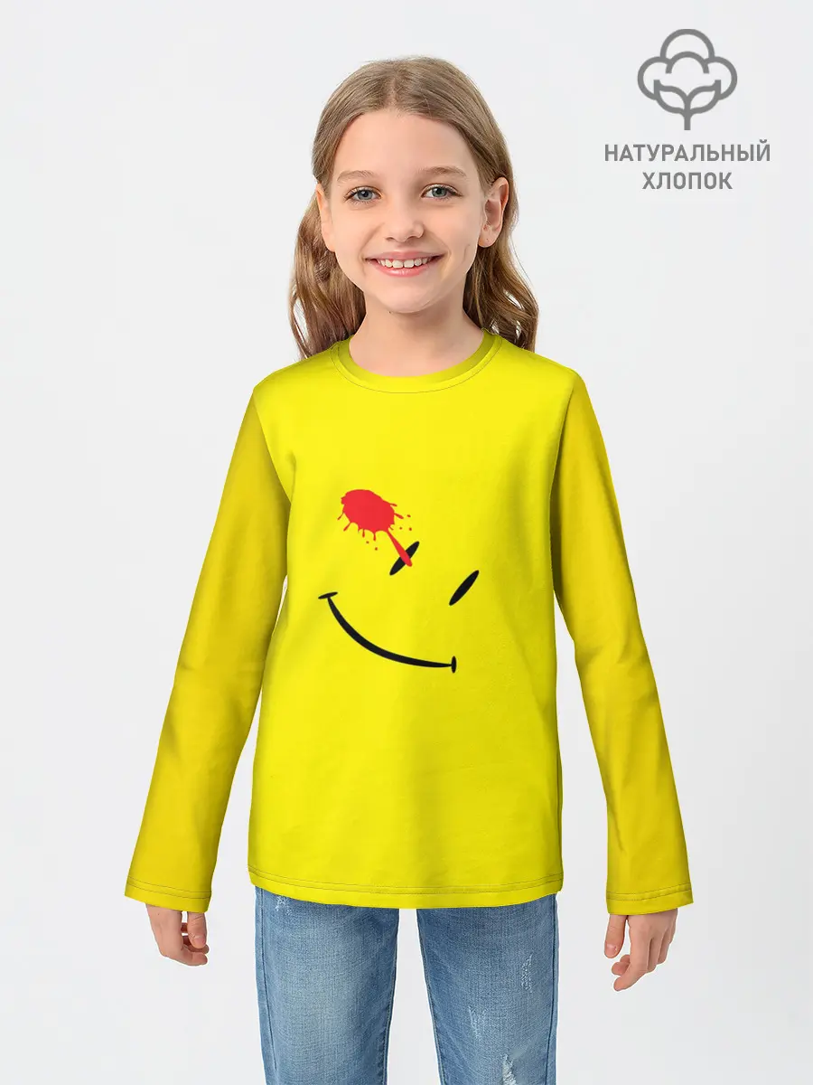 Детский лонгслив / Смайлы
