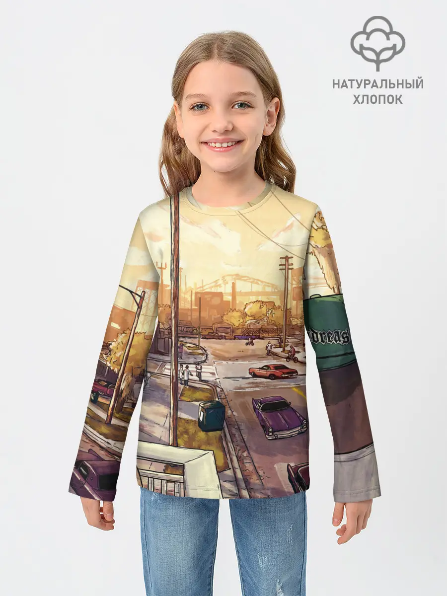 Детский лонгслив / GTA San Andreas
