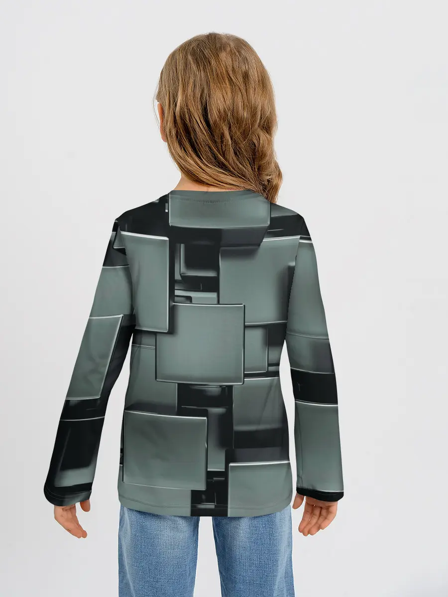 Детский лонгслив / КУБИЗМ