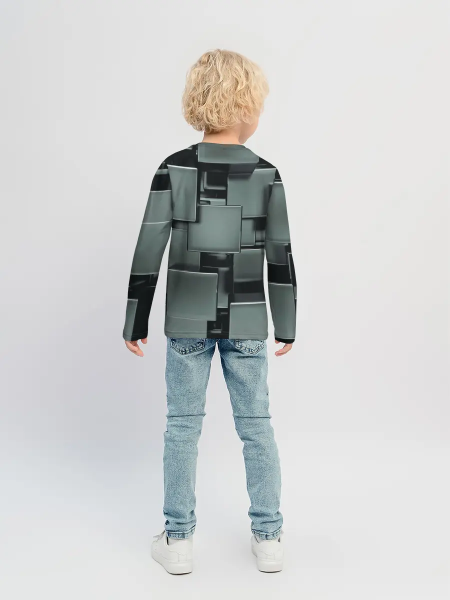 Детский лонгслив / КУБИЗМ