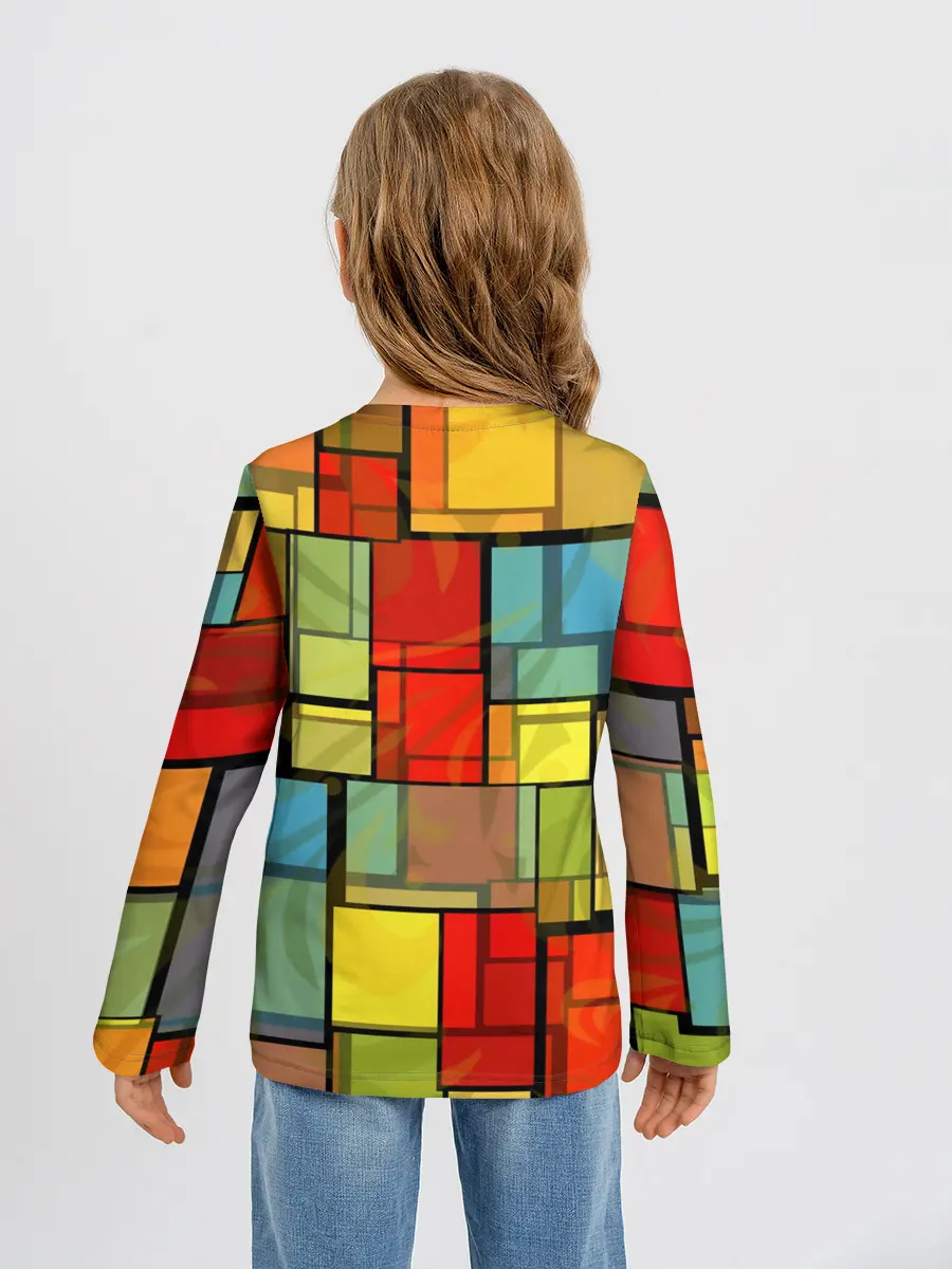 Детский лонгслив / ГЕОМЕТРИЯ