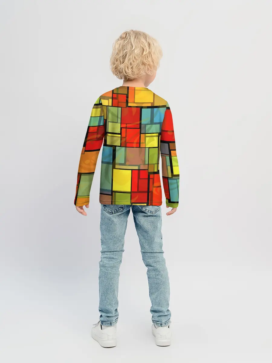 Детский лонгслив / ГЕОМЕТРИЯ