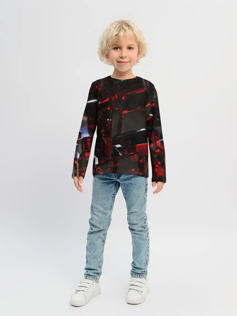 Детский лонгслив / МЕТАЛЛИЧЕСКИЙ