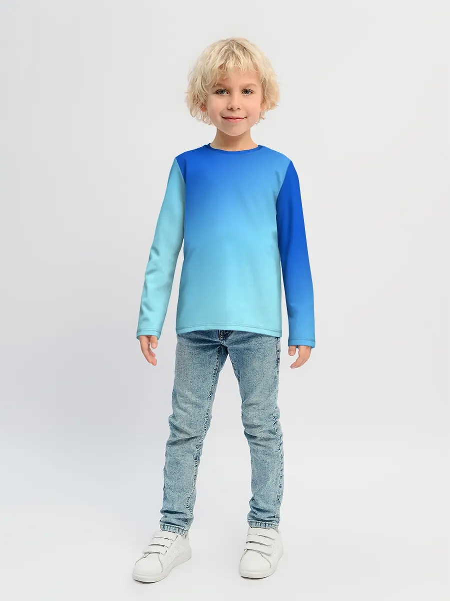Детский лонгслив / blue