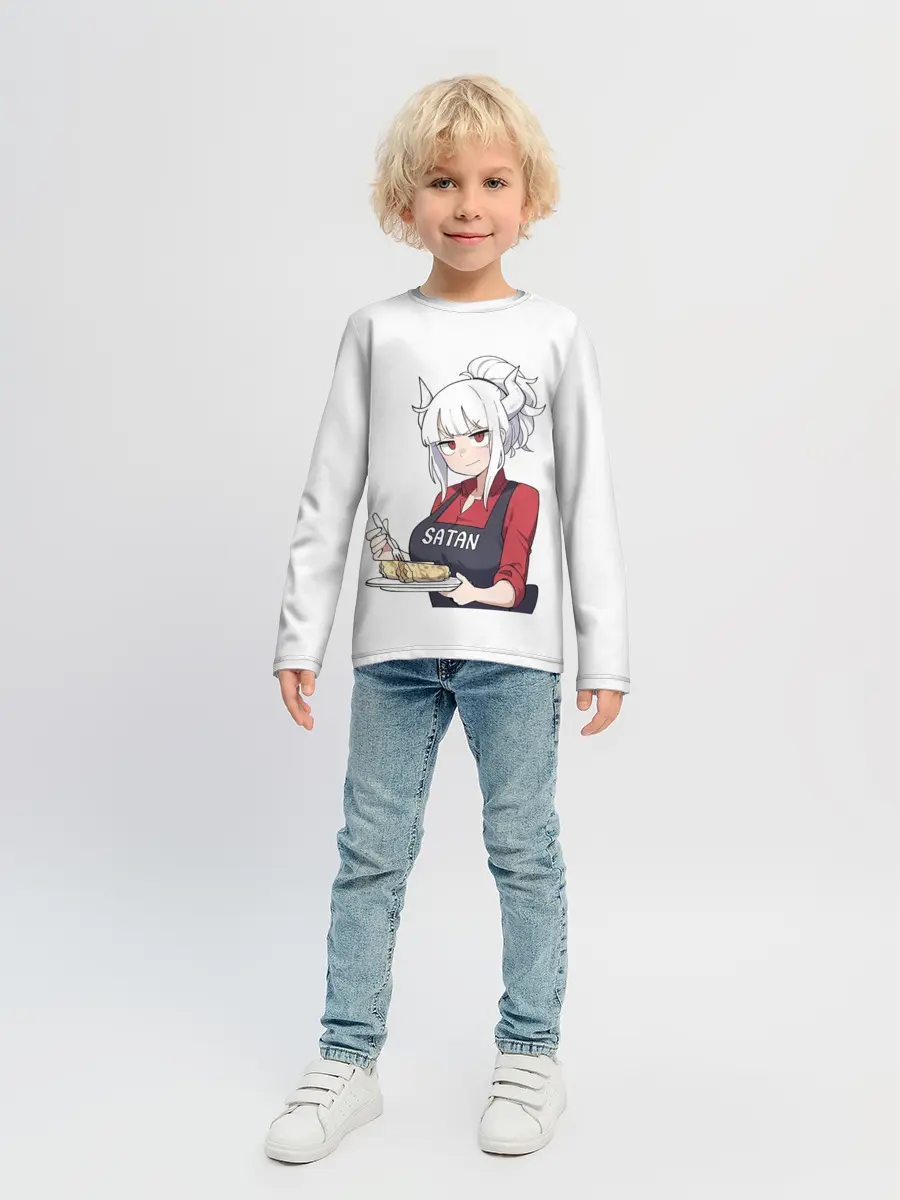 Детский лонгслив / Helltaker