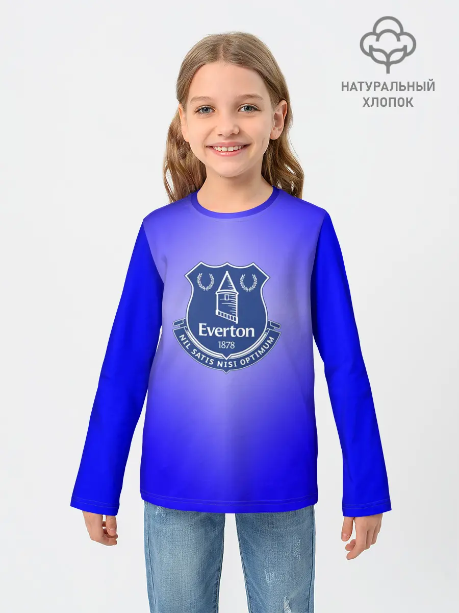 Детский лонгслив / Эвертон 3D