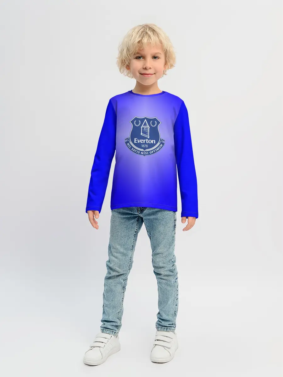 Детский лонгслив / Эвертон 3D
