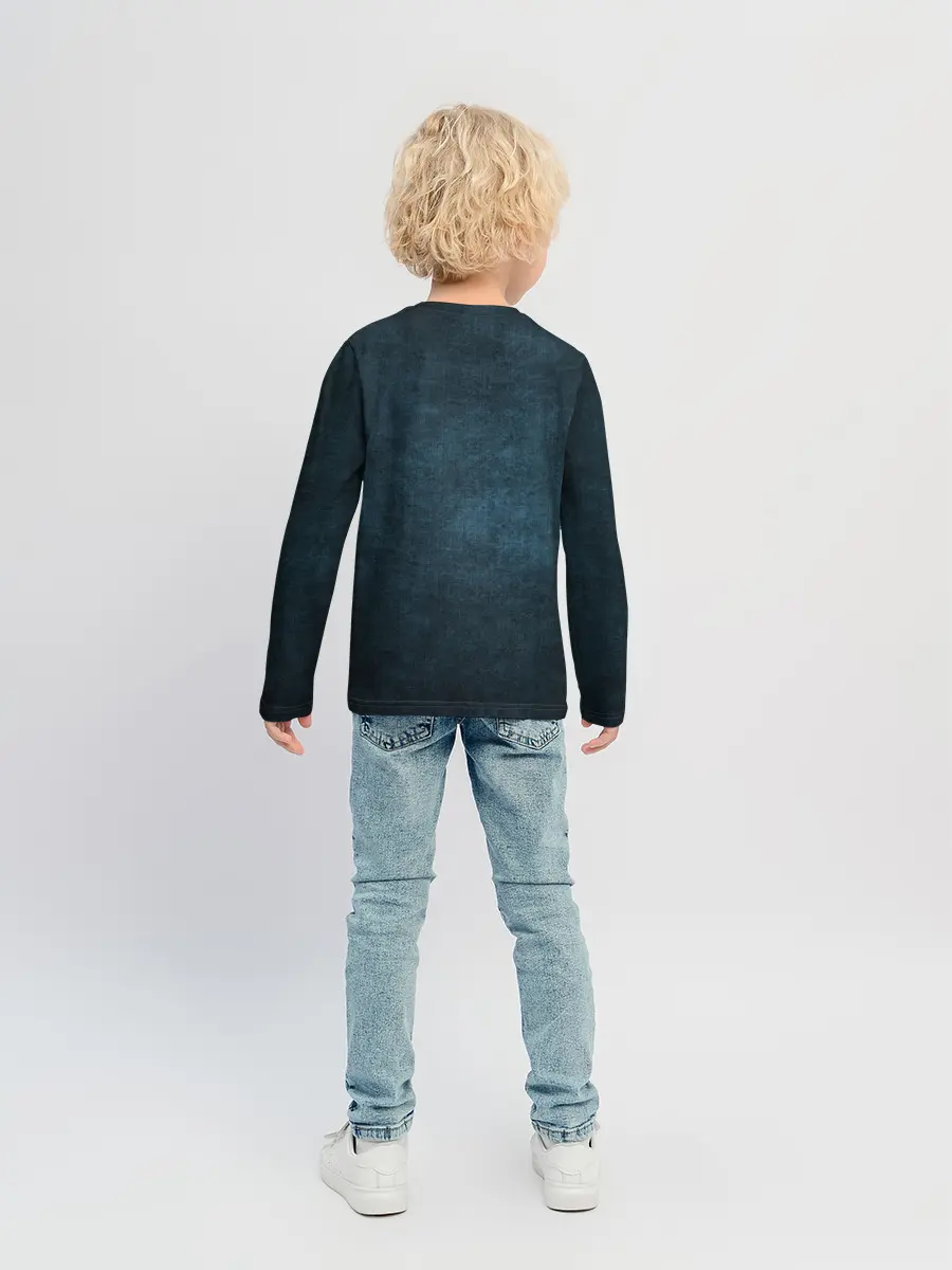Детский лонгслив / Текстура поверхность пятна