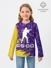 Детский лонгслив / CS GO | КС ГО