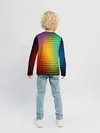 Детский лонгслив / Радужный градиент