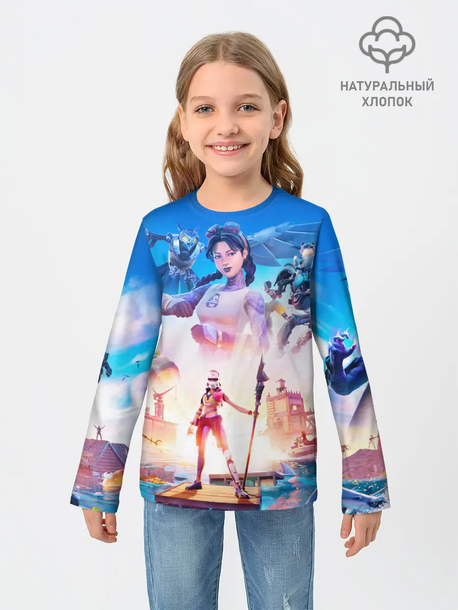 Детский лонгслив / FORTNITE 3 СЕЗОН