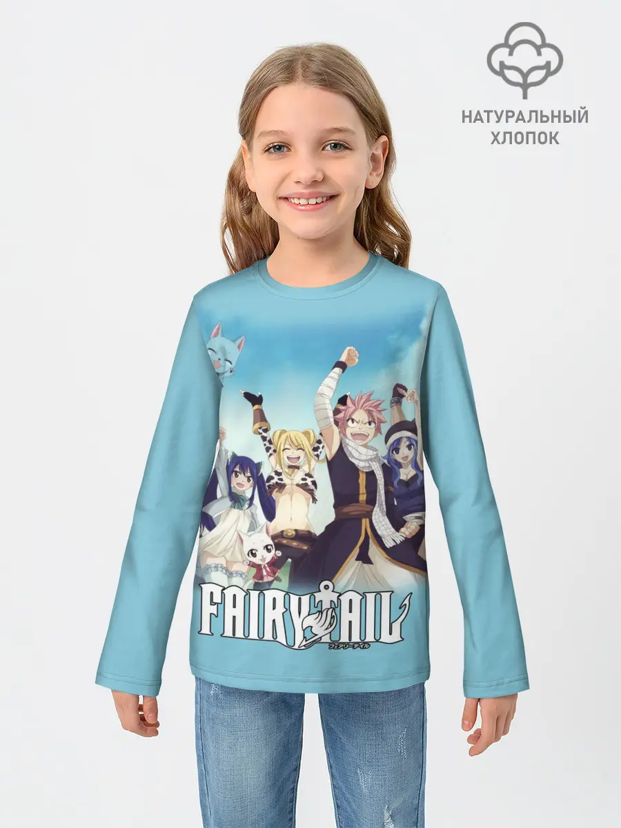 Детский лонгслив / Fairy Tail Heroes