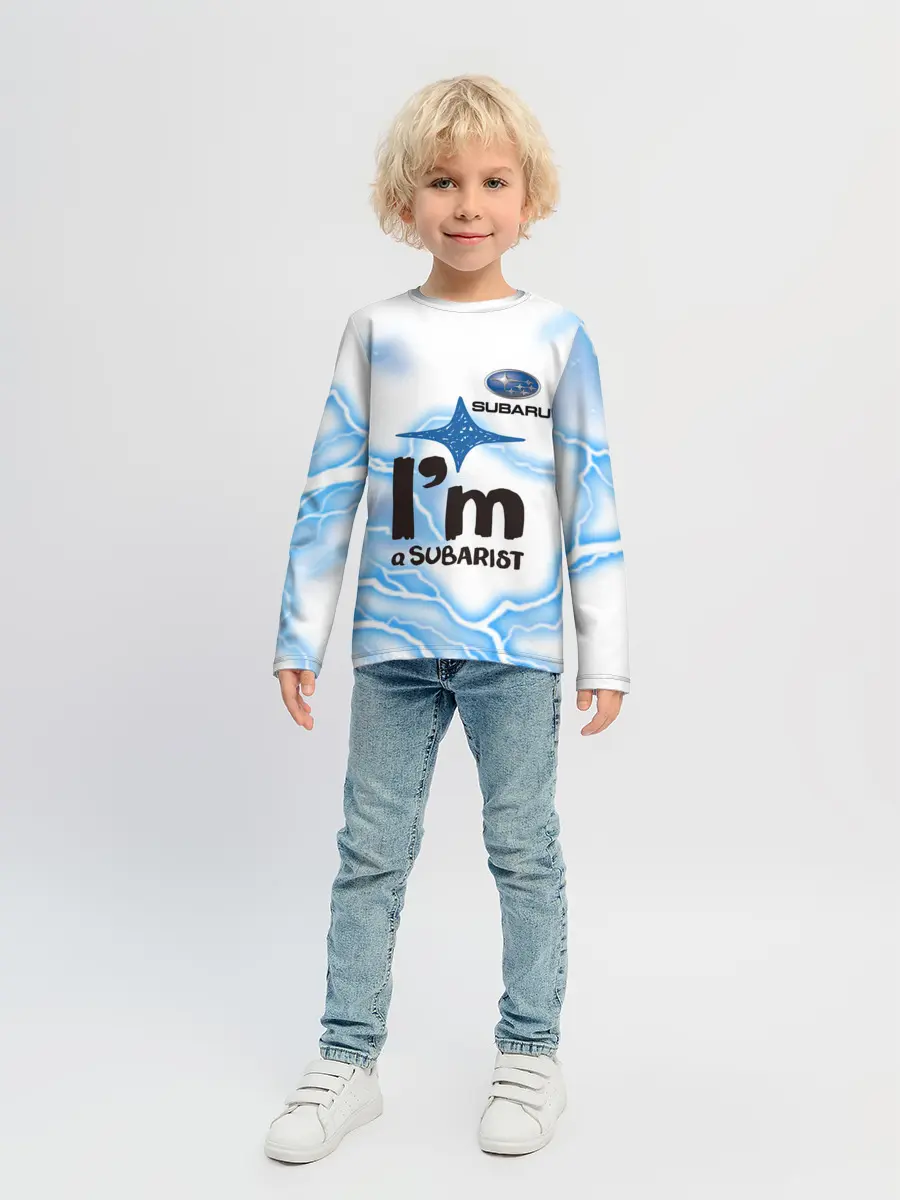 Детский лонгслив / SUBARU