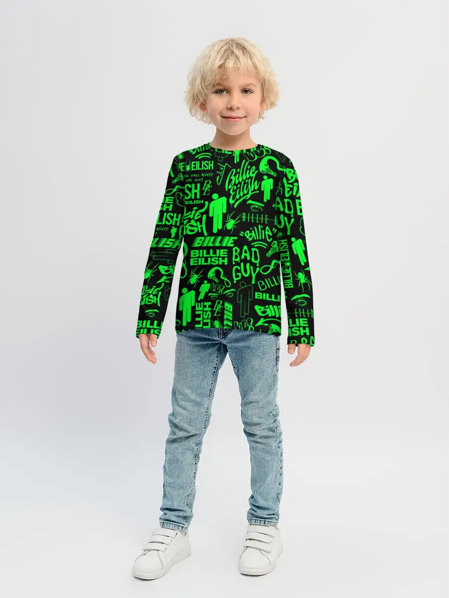 Детский лонгслив / BILLIE EILISH | БИЛЛИ АЙЛИШ