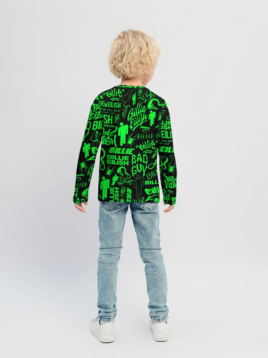 Детский лонгслив / BILLIE EILISH | БИЛЛИ АЙЛИШ