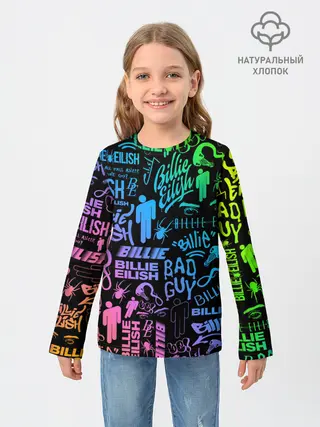 Детский лонгслив / BILLIE EILISH | БИЛЛИ АЙЛИШ