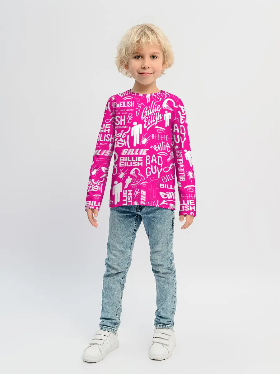 Детский лонгслив / BILLIE EILISH | БИЛЛИ АЙЛИШ