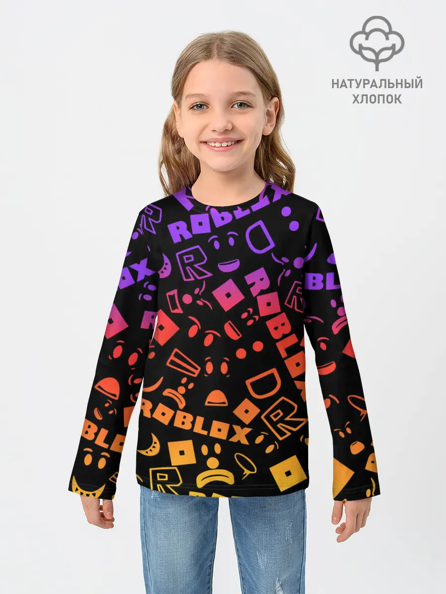 Детский лонгслив / ROBLOX | РОБЛОКС
