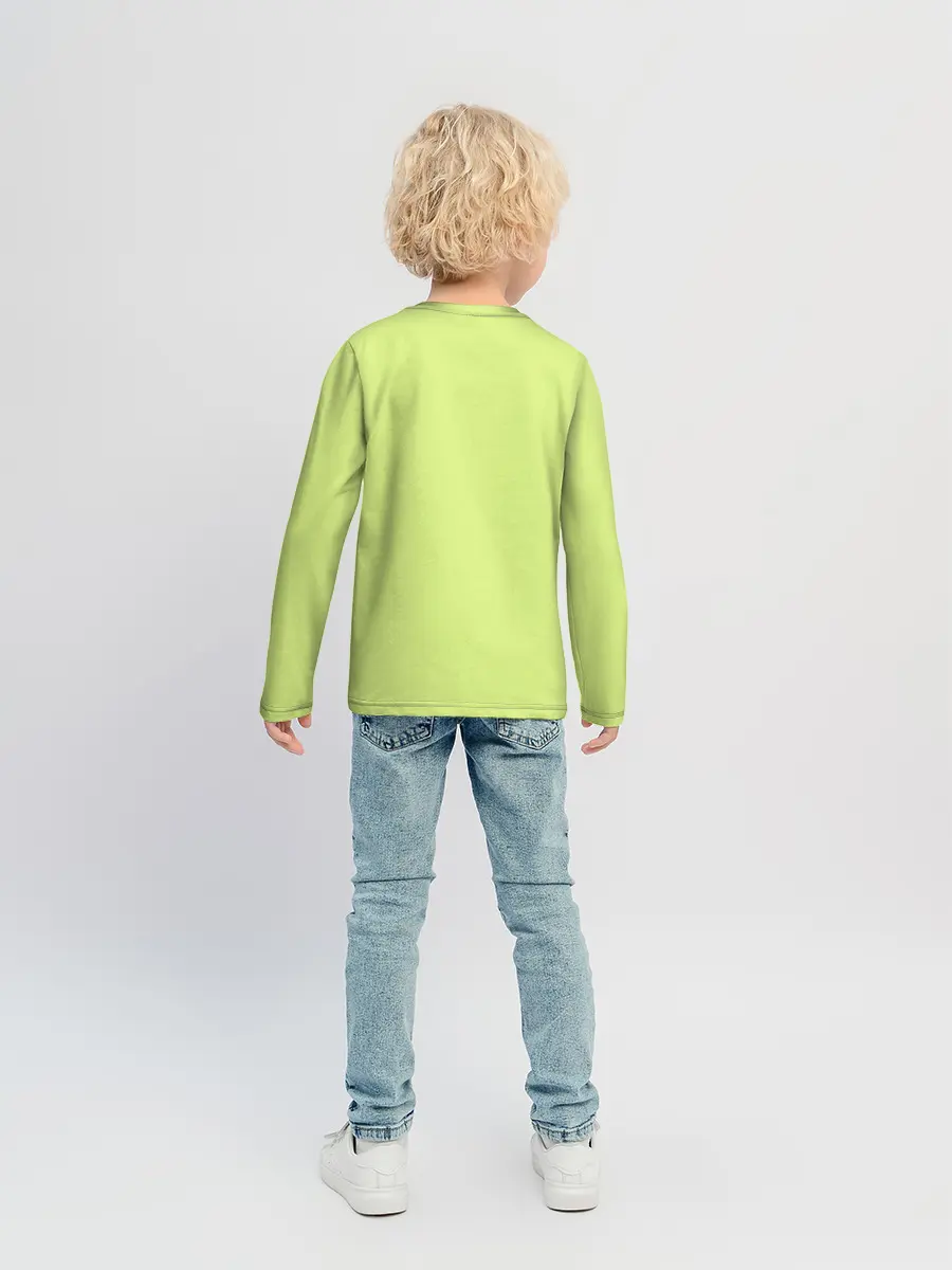 Детский лонгслив / Ленивец спит на ветке рисунок