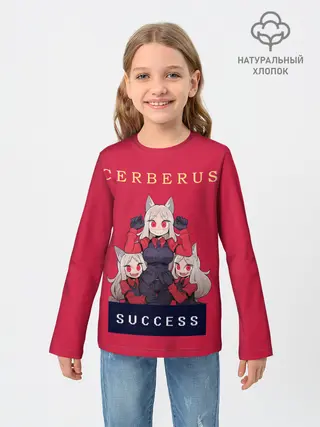 Детский лонгслив / Helltaker: CERBERUS