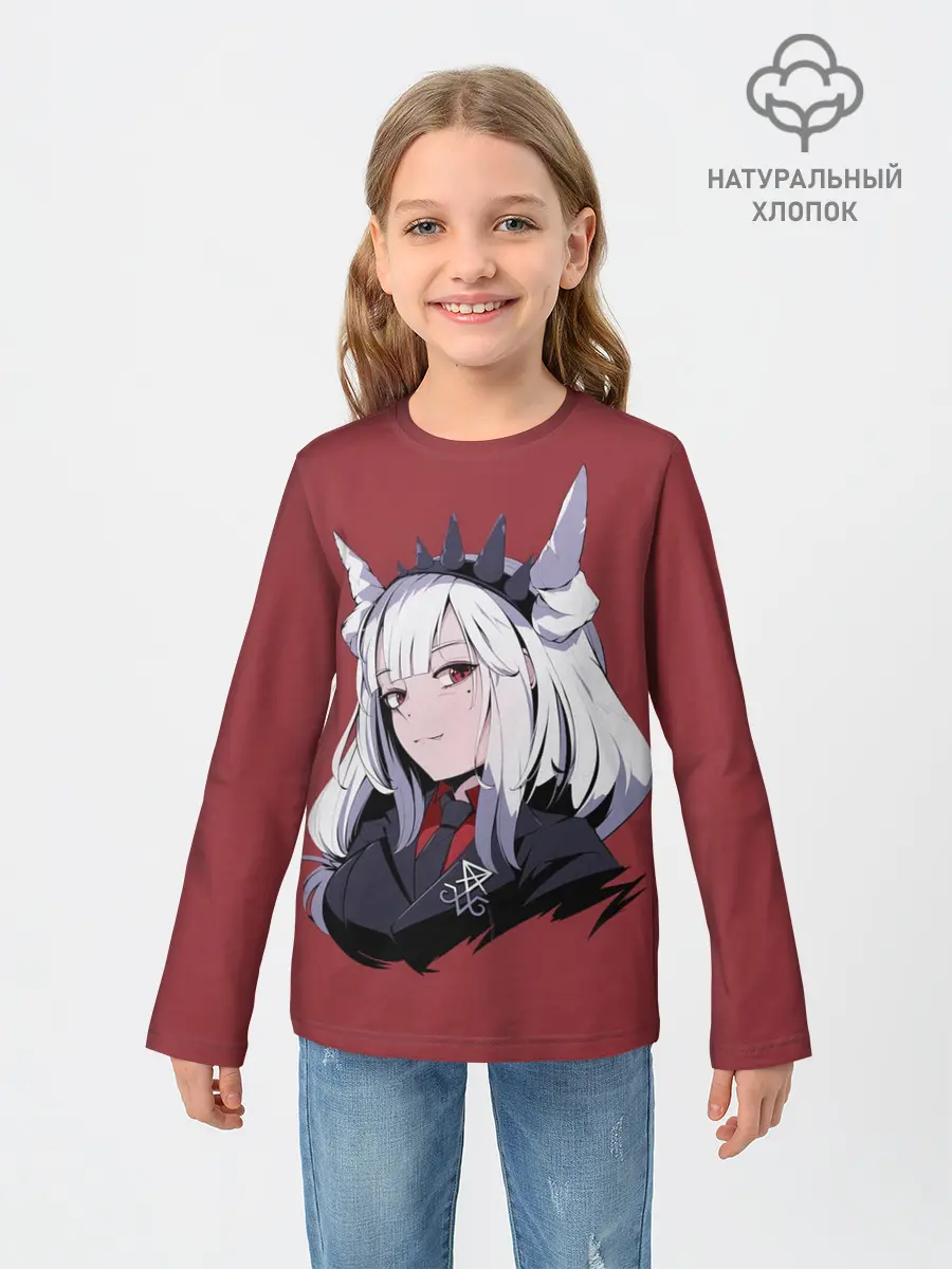 Детский лонгслив / Helltaker