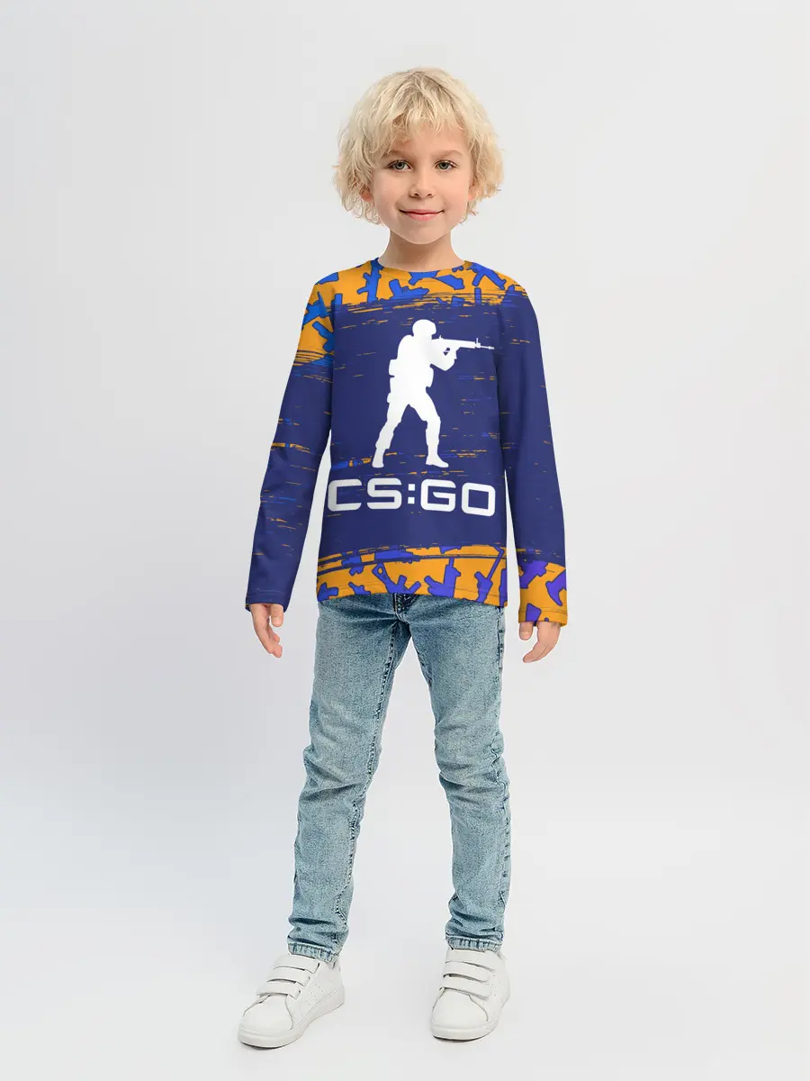 Детский лонгслив / CS GO | КС ГО