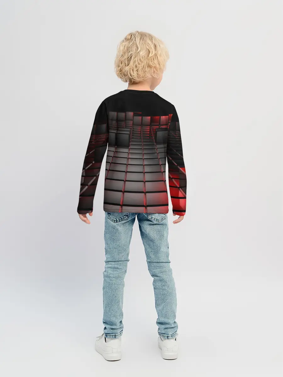 Детский лонгслив / КАРБОНОВЫЕ ПЛИТЫ