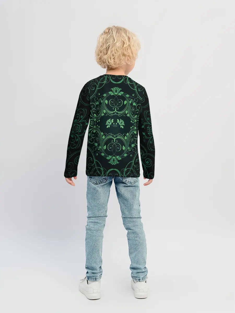 Детский лонгслив / Узоры