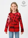 Детский лонгслив / 3D кубики